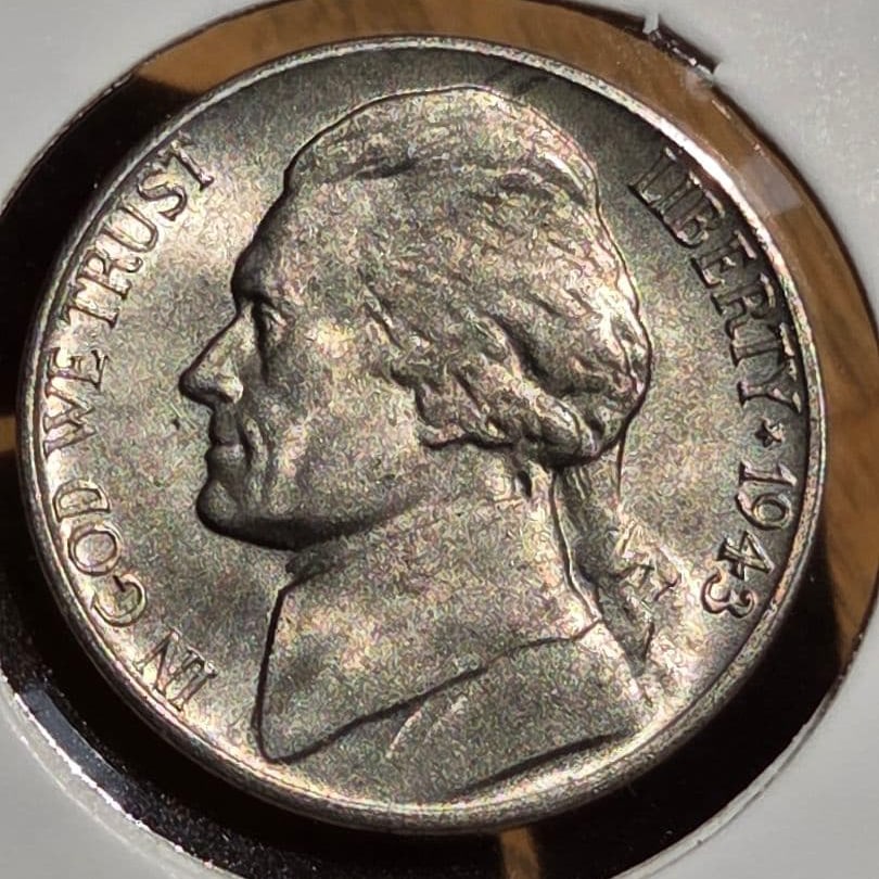 (Rare 5FS) 1943 American Jefferson Silver Coin (1 of 20)
