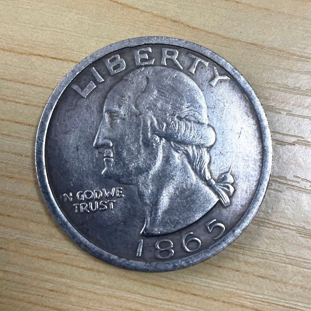 1865 1 dollar coin (1 of 4)