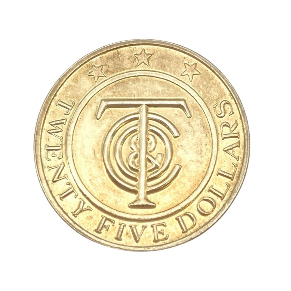 Tiffany & Co. $25 commemorative coin, pure silver, 26.6 grams. (1 of 5)