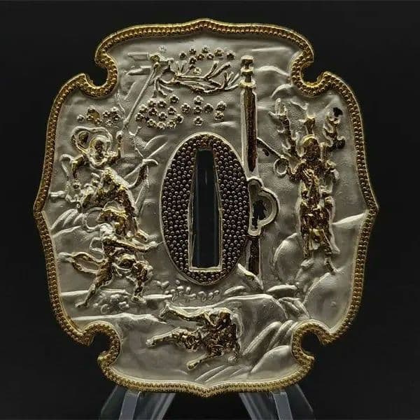 Sword handle guard, made of alloy material. (1 of 6)