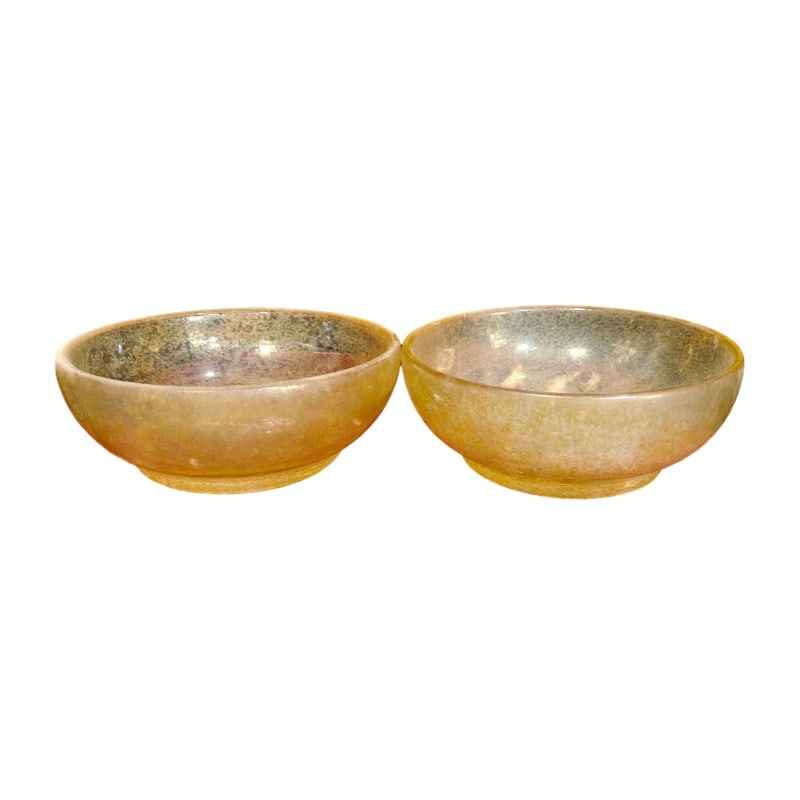A pair of crystal water purification bowls. (1 of 10)