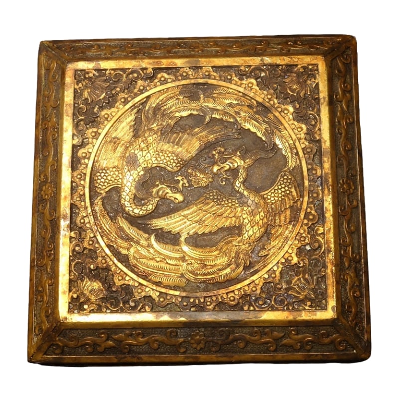 Partial gold-plated embossed craft food box (1 of 10)