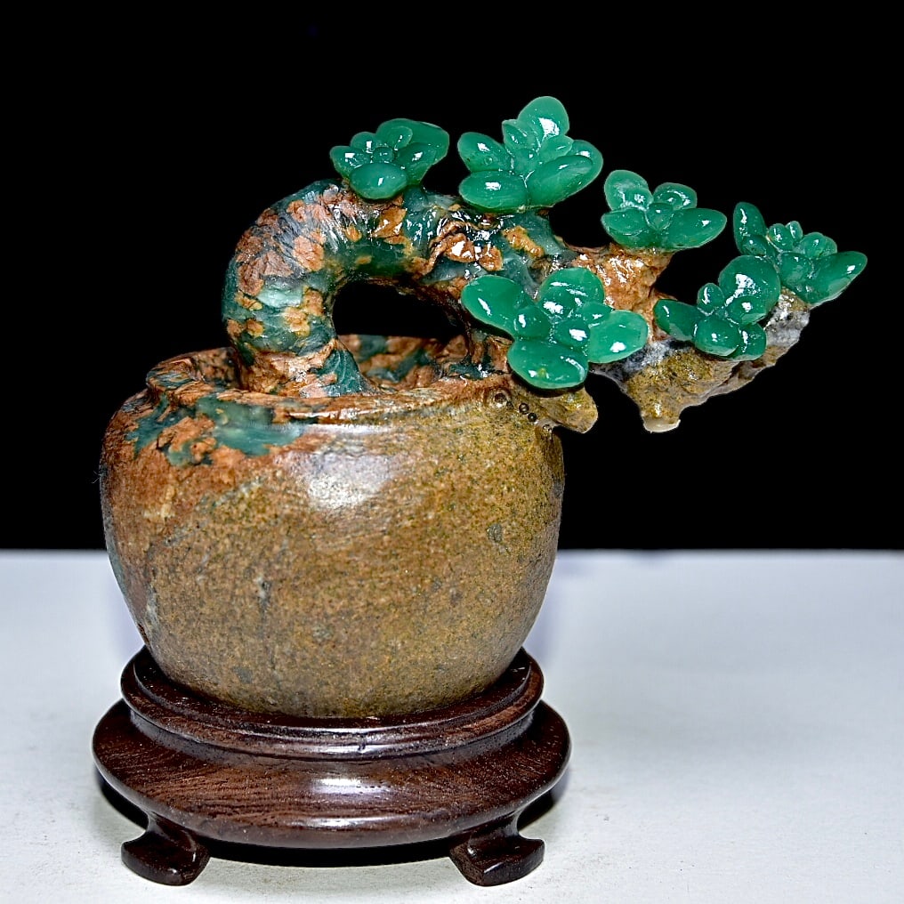 Shoushan Stone - Antique Wood Spring Ornaments (1 of 9)