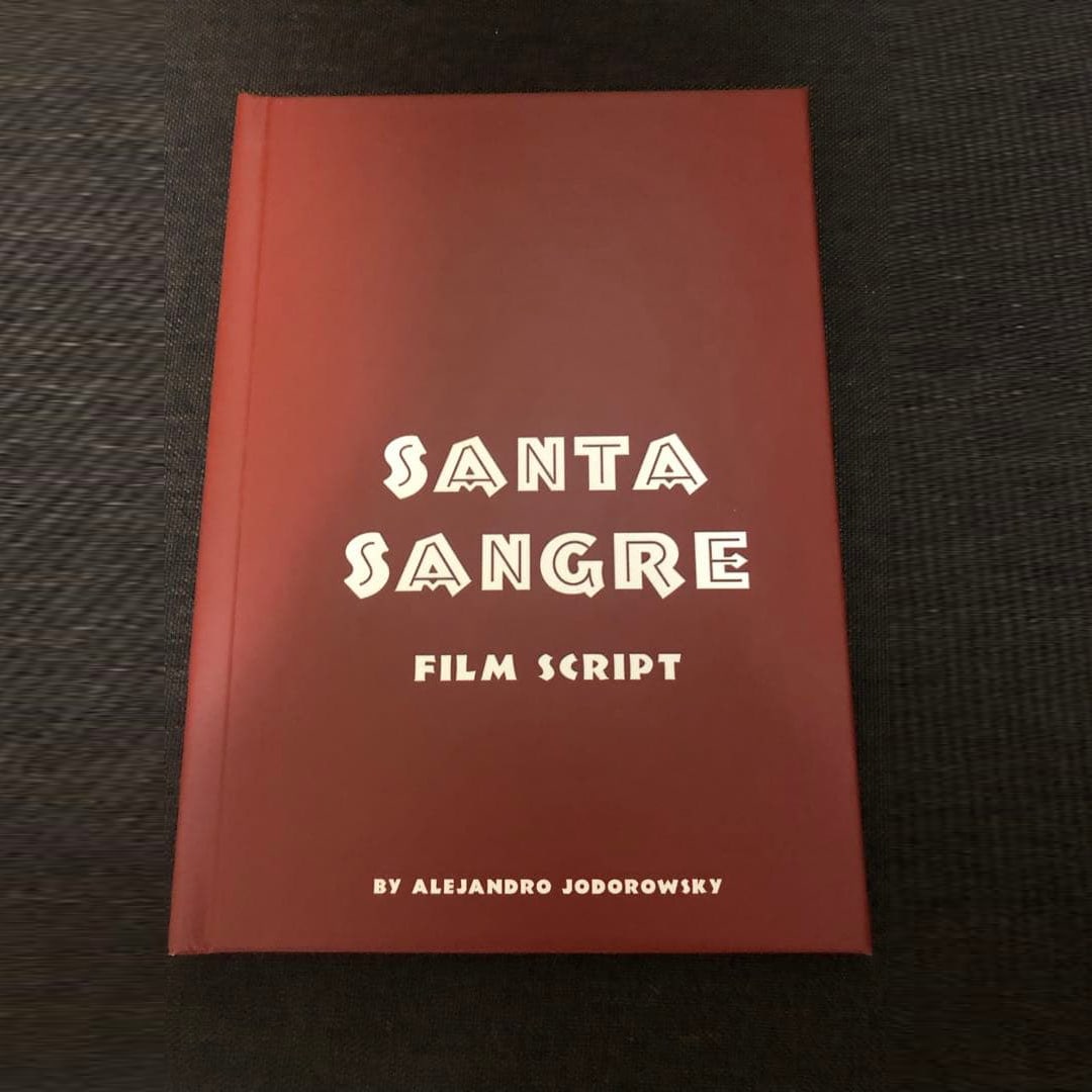 Autographed "Santa Sangre / Holy Blood" Script (1 of 3)