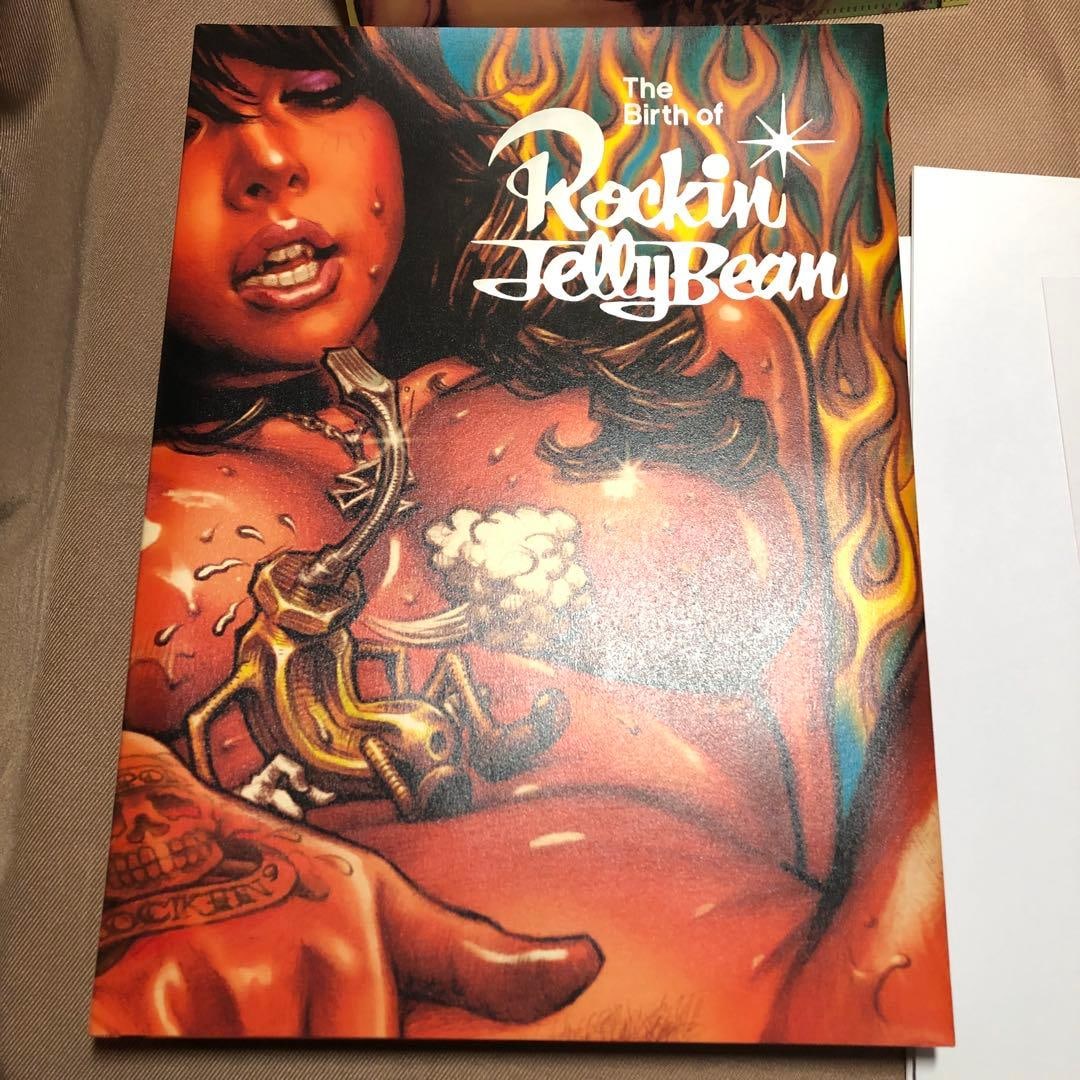 Limited Edition Art Book of "The Birth of Rock Jelly Beans" (Brand New): The Birth of Limited Edition Rock Jelly Beans Limited to 500 pieces Limited release of 500 pieces After purchase, the pages have never been opened, but instead wrapped in burlap (clothing packaging fa