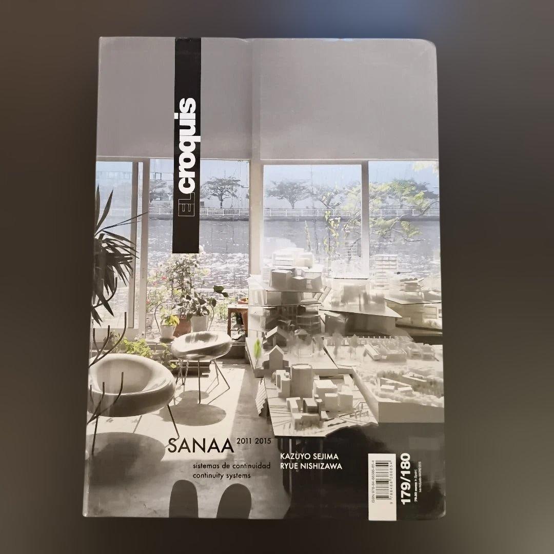 Rare Edition - El Croquis 179-180 SANAA 2011-2015: This is a 179-page professional book that provides a detailed explanation of SANAA's works from an architectural perspective. This is a rare book that is already out of print. Title: El Croquis SANAA 
