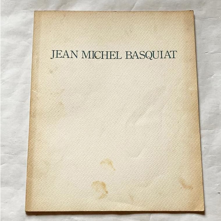 Exhibition Catalog: JEAN MICHEL BASQUIAT: New Works (1 of 8)