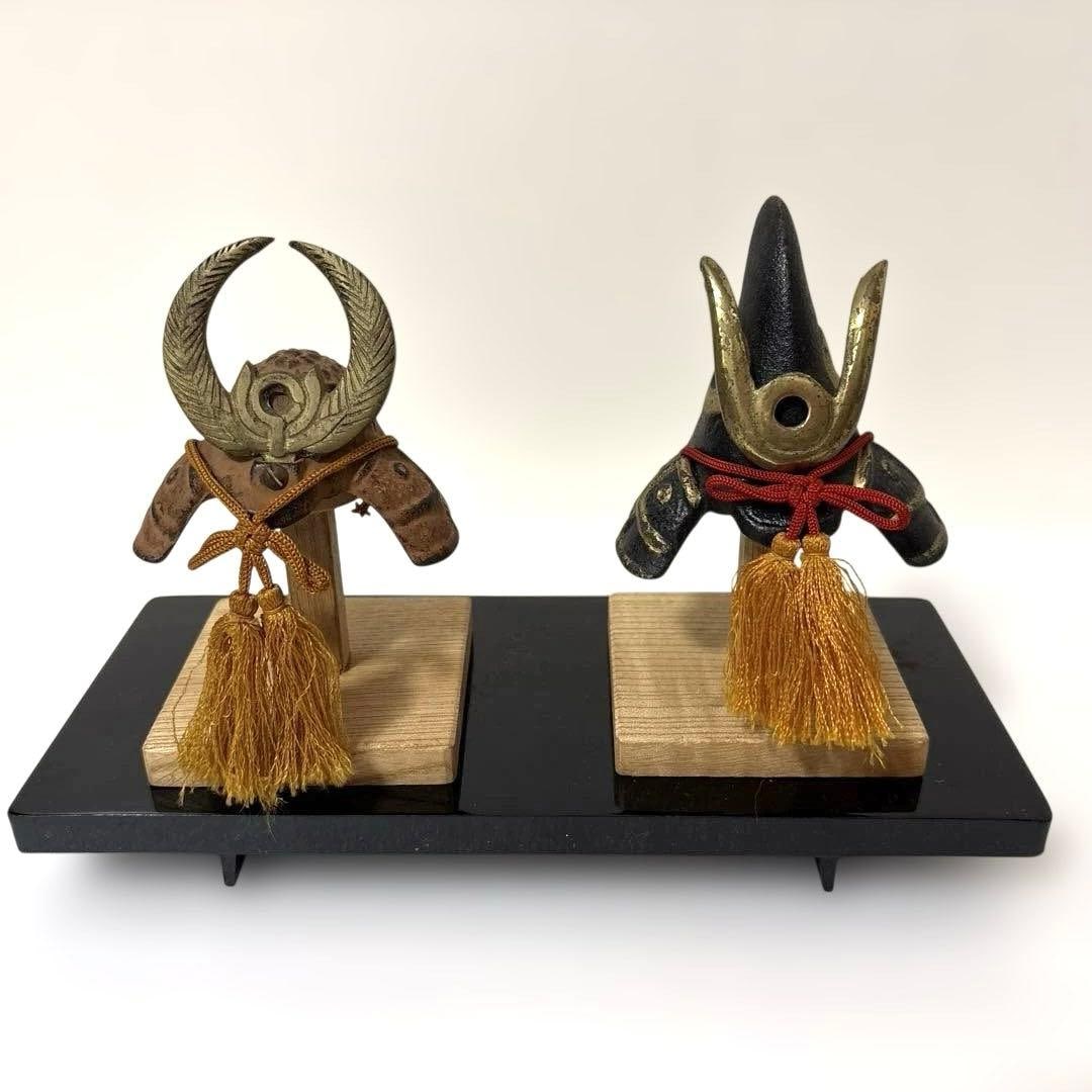 Miniature Helmets (2 pieces): Toyotomi Hideyoshi and Kato Kiyomasa (1 of 11)