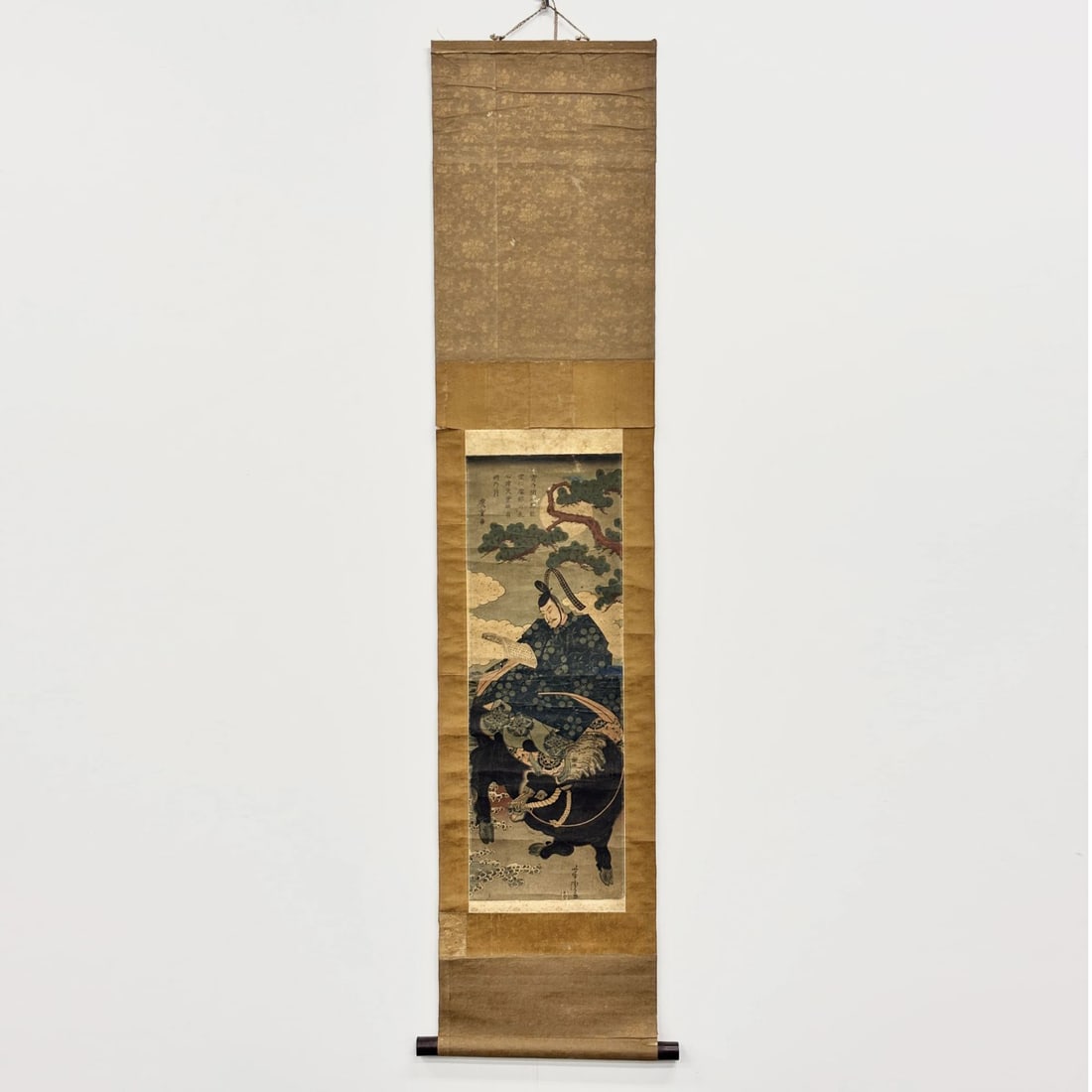 Sugawara no Michizane Ukiyo-e Print: Tenjin-zu (Portrait of Sugawara no Michizane) (1 of 8)