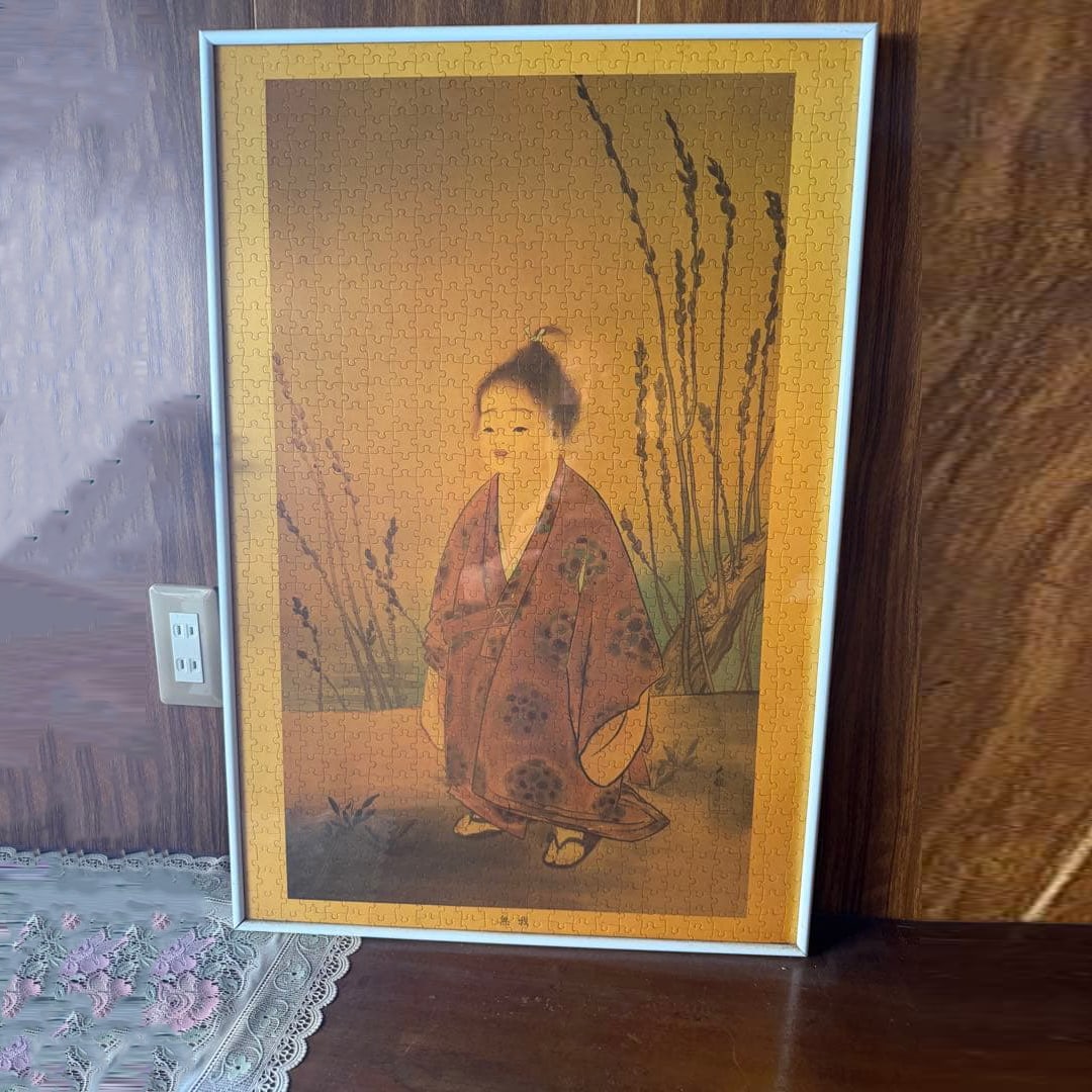 A fine puzzle with a design style inspired by Japanese painting. (1 of 1)