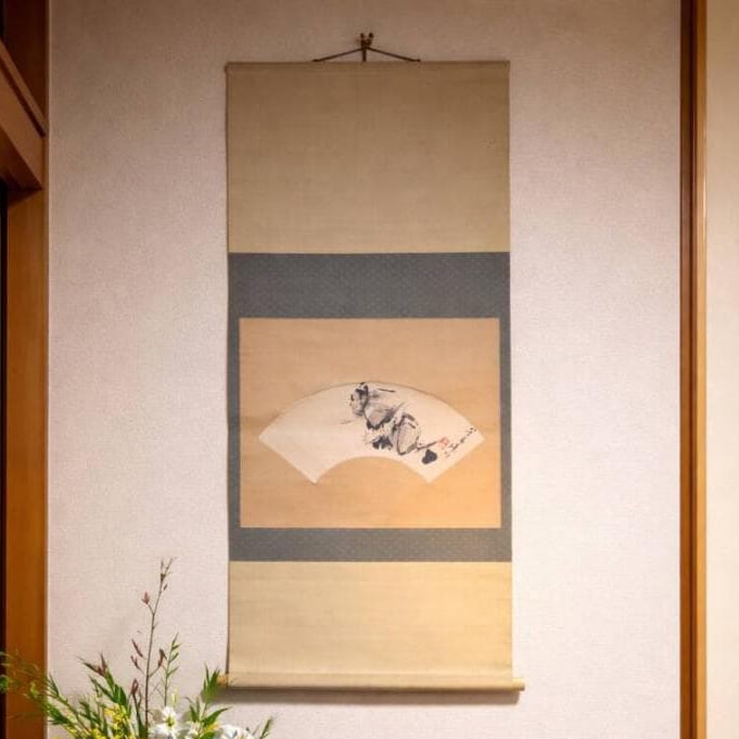 Genuine hanging scroll, ink painting, depicting Shengxi (Exorcist). (1 of 9)