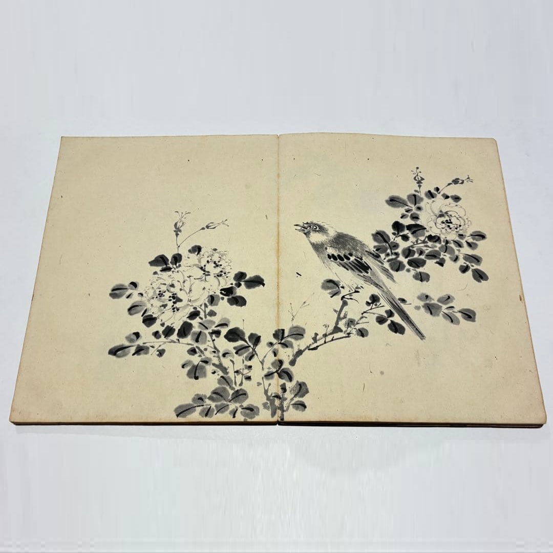 Kaneko Setsuso Kachoga "Bunkojo" Tenpo Juni-nen Fude 19-zu 1-jo | Nihonga Suibokuga Edo Jidai (1 of 20)