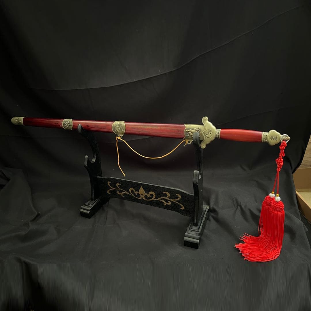 Chinese Martial Arts: Tai Chi Sword, Han Sword, Tai Chi Chuan, Performance Sword, Dance Knife,: This is a replica sword used for Tai Chi, Chinese martial arts, and Kung Fu. It can serve as an indoor decorative item, suitable for Tai Chi and martial arts practice, swinging, etc. It is also suitab