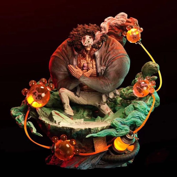Limited Edition Super Bomb Studio Bartholomew Kuma MAX Version: Limited to 188 pieces worldwide. The "Kuma Saves Bonney" Egghead Arc has been brought to life in three dimensions, currently the only large-scale statue of its kind. Among the recent "One Piece" statu