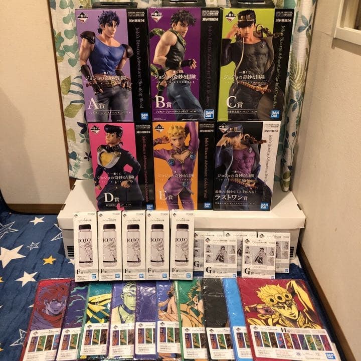 "JoJo's Bizarre Adventure" Complete Set Full Collection Figurines Joseph (1 of 10)