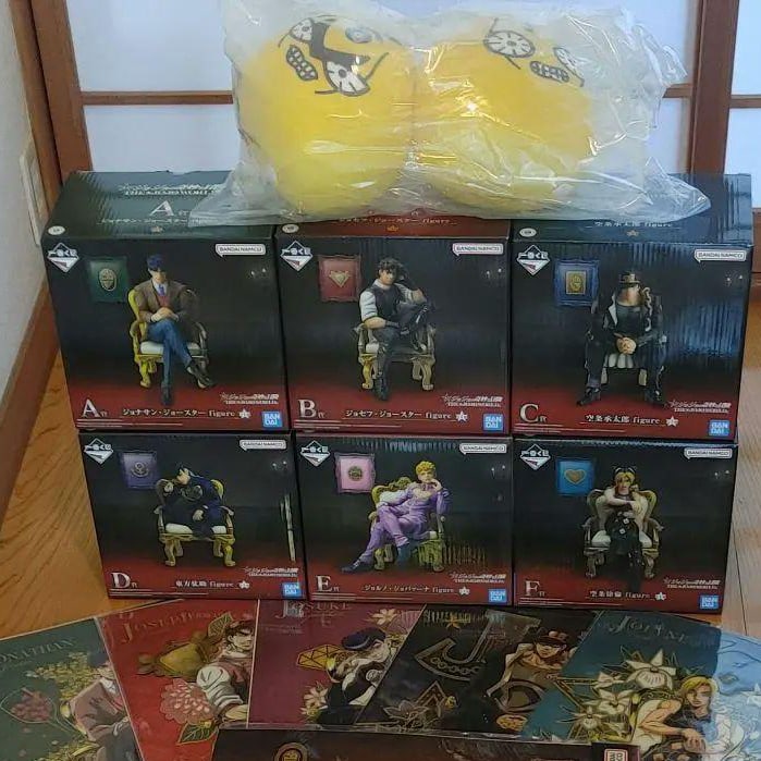 "JOJO's Bizarre Adventure" Ichiban Kuji JOJO World Top Prize Complete Set with Bonus Items: "JOJO's Bizarre Adventure" Ichiban Kuji JOJO World Top Prize Full Set with Bonus Items