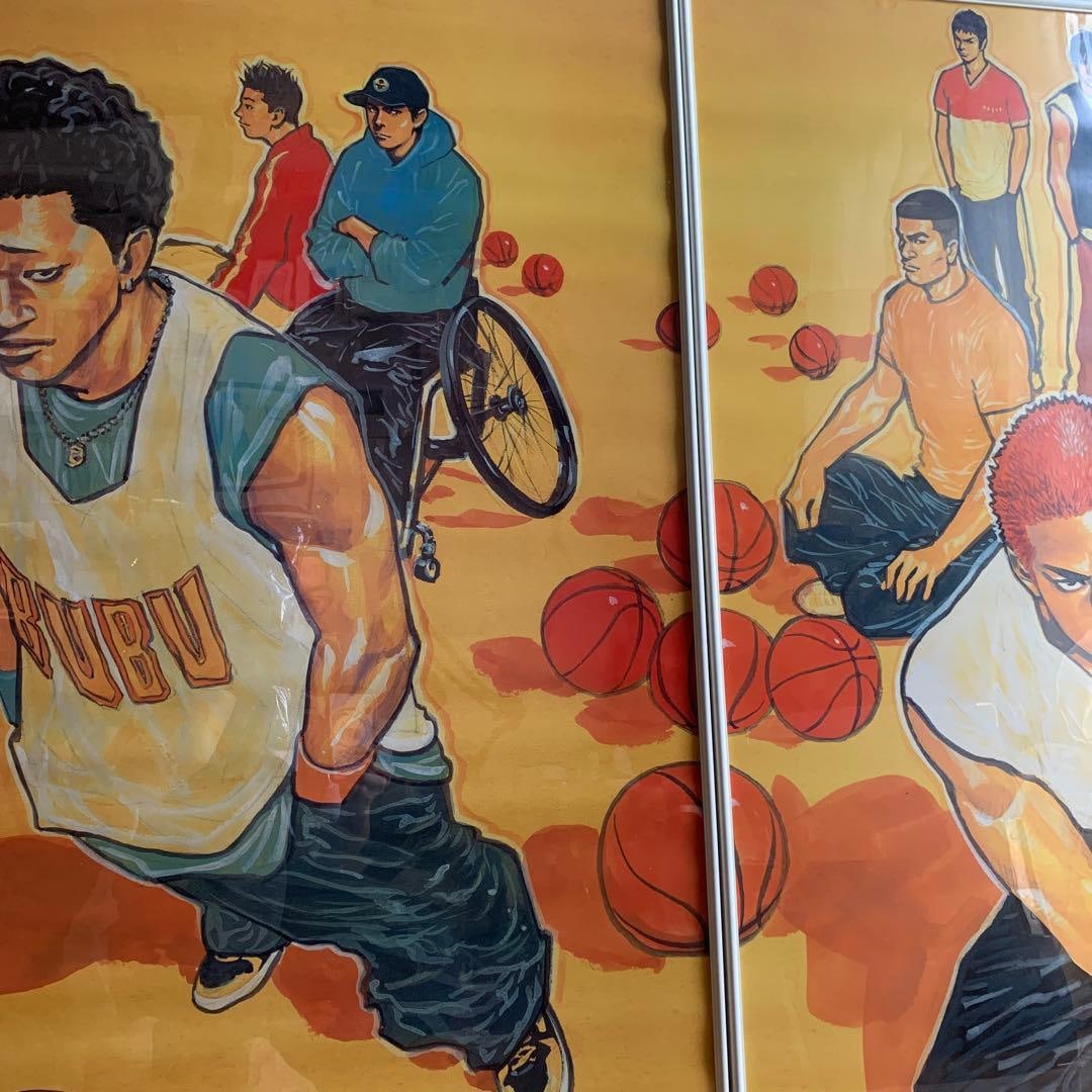 Posters of "Slam Dunk" and "REAL" by Inoue Takehiko B1 size (1 of 7)