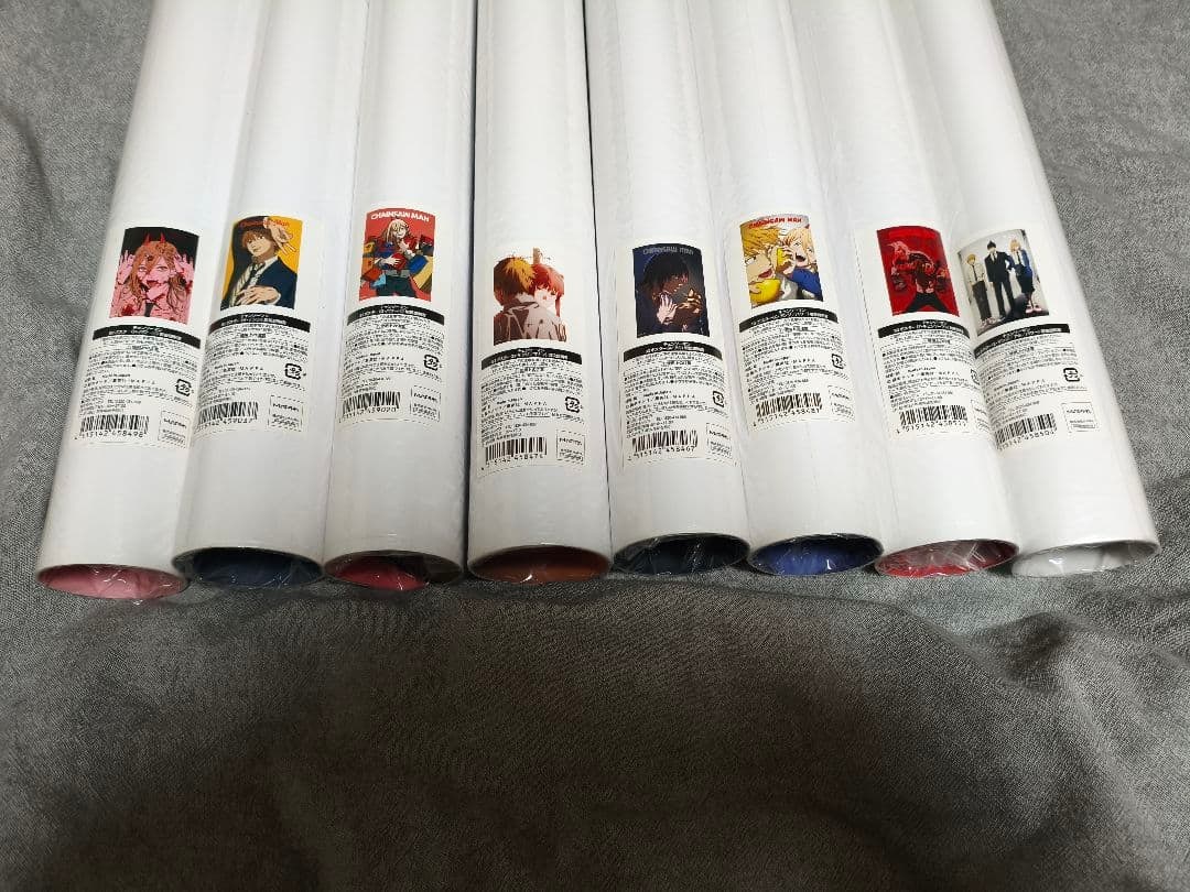 Set of 8 Posters for the "Chainsaw Man" Exhibition (1 of 3)