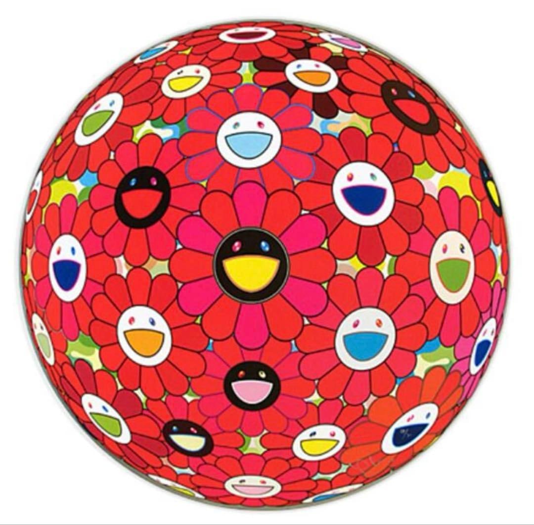 Takashi Murakami "Flower Ball (3D) Red Ball" (1 of 4)