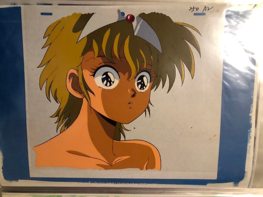 Cel Animation of the Heroine Luna Varga from "Beast Warrior Luna Varga": Cel Animation of the Heroine from "Warcraft Warrior Luna Valga"
