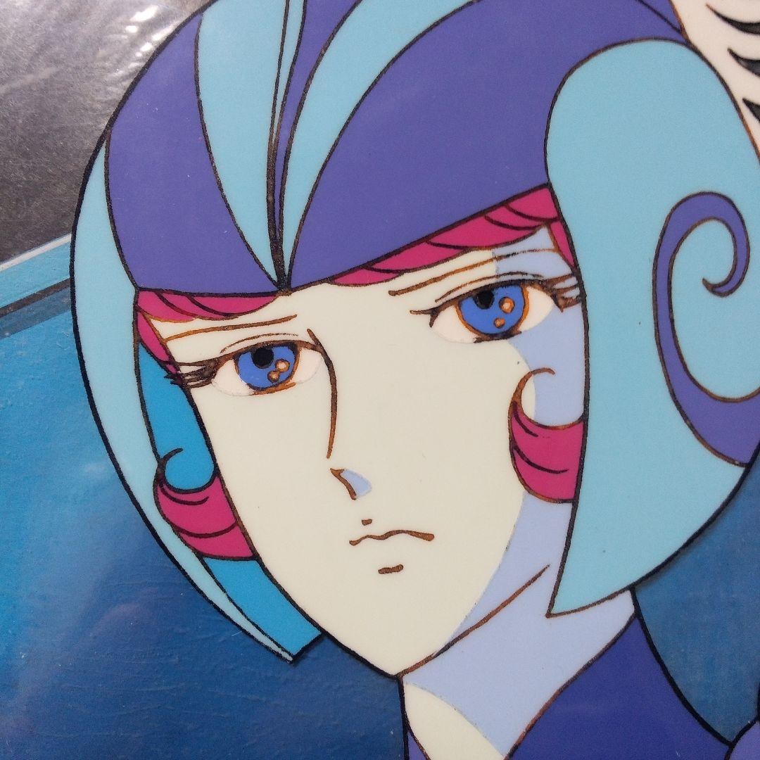 UFO Robot Grendizer Rubina Hand-Painted Background Cel Animation by Araki Shingo and Himeno Michi: This is a highly sought-after cel animation supervised by the renowned artist Araki Shingo. The cel animation labeled A13 has no creases, although the background corners have creases. There are no not