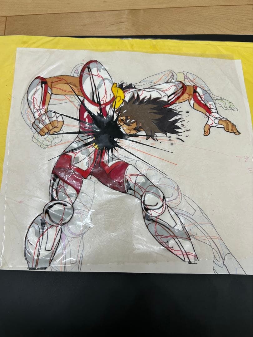 "Saint Seiya" Animation Cel, Pegasus Seiya, 1980s (1 of 1)