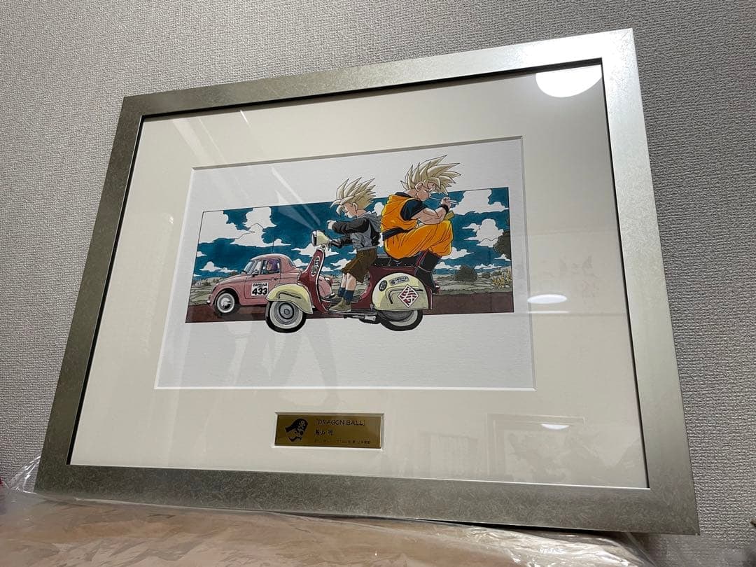"Dragon Ball" High-Quality Reproduction Original Artwork WJ 50th Anniversary Commemoration Akira: This is a high-quality reproduction of the cover illustration drawn by Akira Toriyama, sold at the Weekly Shonen Jump 50th Anniversary Exhibition, produced entirely to order and extremely rare. The li