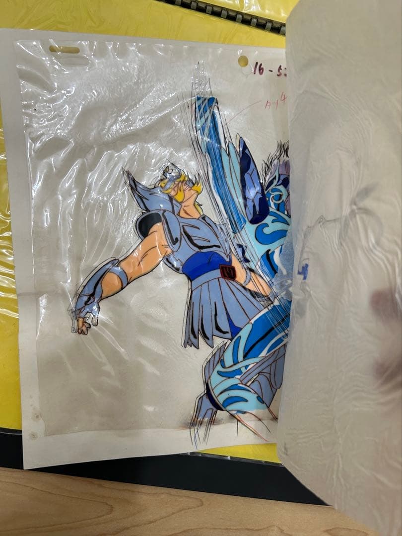 Saint Seiya Animation Cel - Cygnus Hyoga - 1980s (1 of 3)