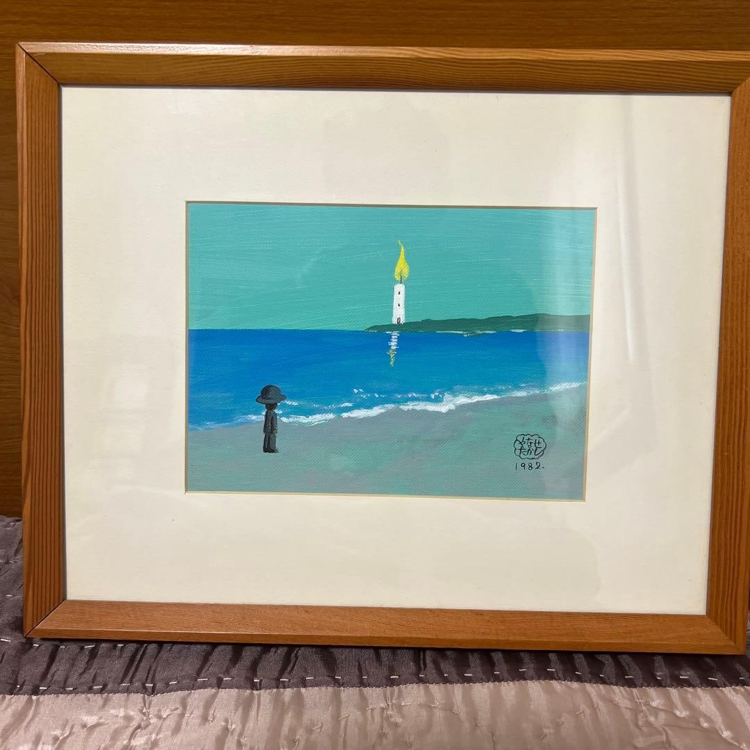 A set of two original paintings by Yanase Takashi. (1 of 7)