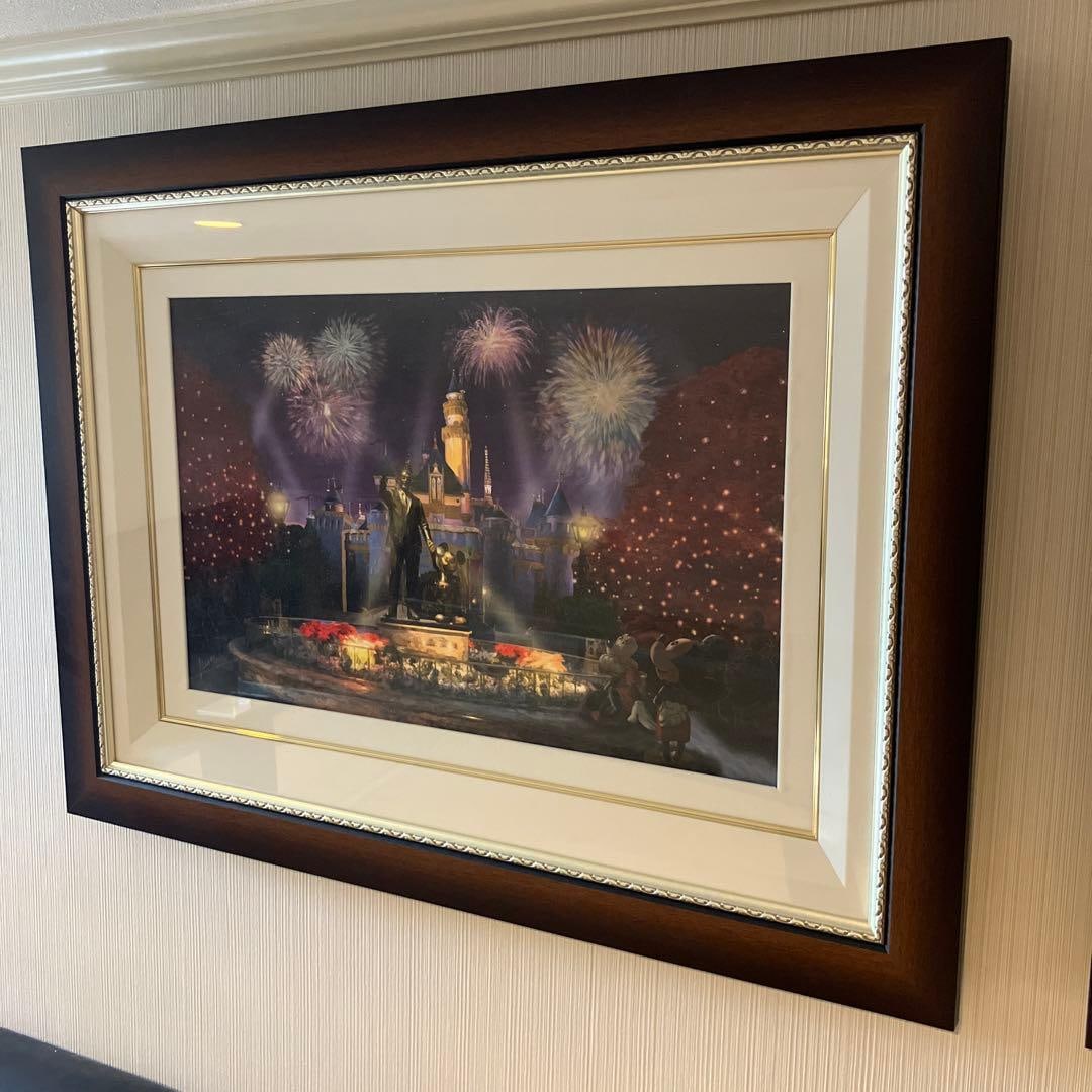 Dreamer: Artist Name: Masei Artwork Title: Dreamer Technique: Other This is a piece purchased at an exhibition. Mickey and Minnie gaze affectionately at the statue of Walt and Mickey, making it a very beautifu