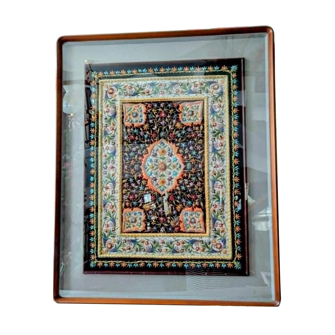 Exceptional Indian Embroidery: Zari Embroidery, Framed, Jewelry, Painting (1 of 4)
