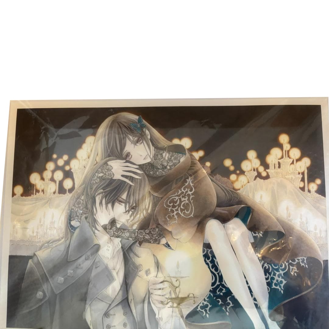 Original Artwork of "Vampire Knight" with Autograph: Original Illustration of "Vampire Knight" with Autograph, Brand New and Unused.