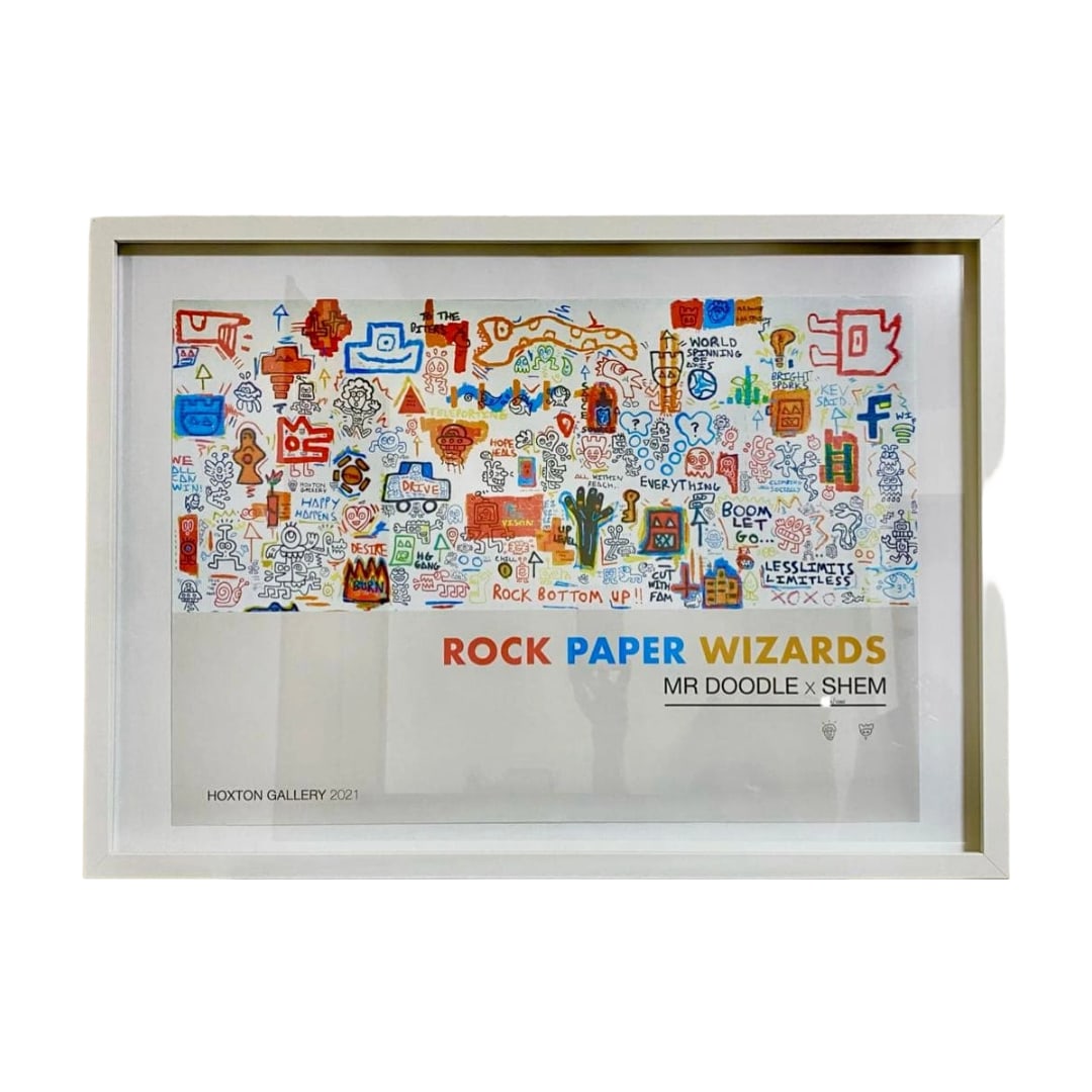 Mr. Doodle Shem ROCK PAPER WIZARDS with serial number (1 of 8)