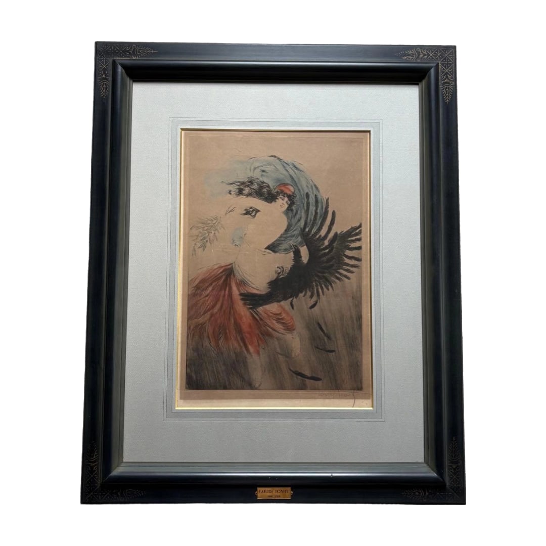 LOUIS ICART Etching, 1918, Hand-signed (1 of 11)
