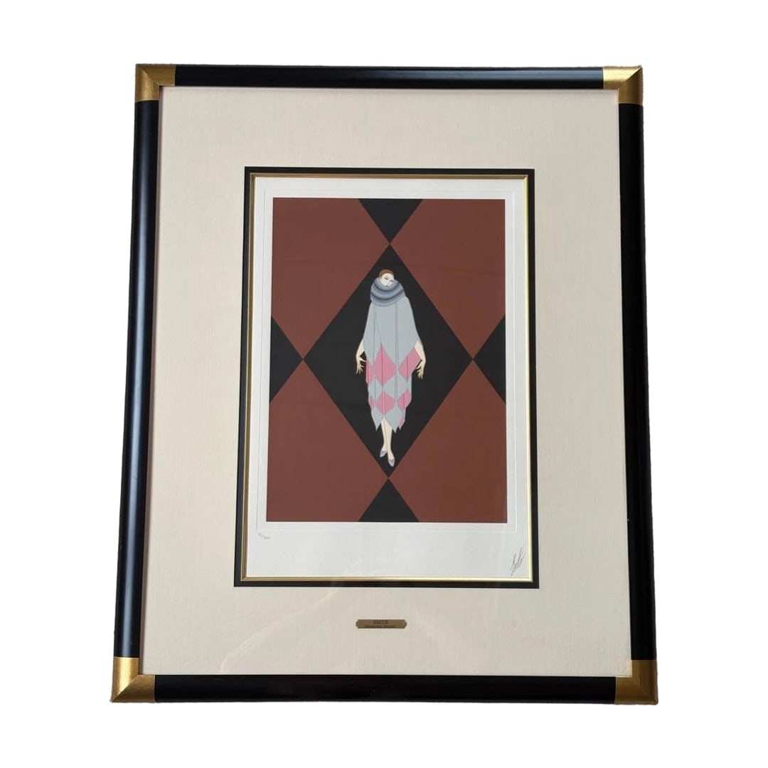 ERTE (Erte) "Manhattan Mary III" 1989, signed by Erte. (1 of 11)