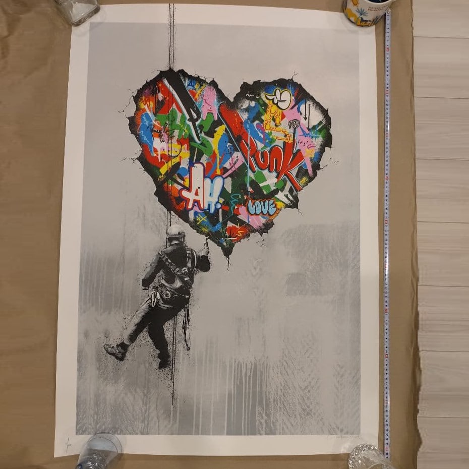 MARTIN WHATSON CRACKED: MARTIN WHATSON CRACKED Number 50 of a limited edition of 250 Signed by the artist New and unframed