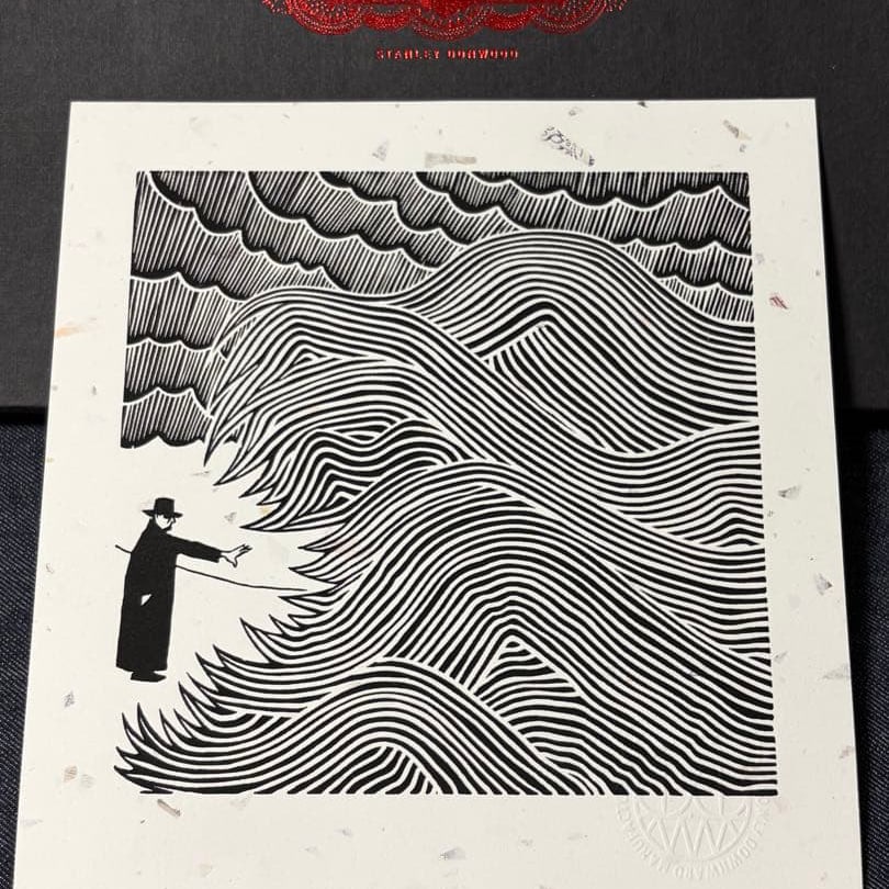 STANLEY DONWOOD Silkscreen Print Set of 14 RADIOHEAD: This is a limited edition set of 14 screen prints created by Stanley Donwood, the artist known for designing album covers for Radiohead. Included is the renowned work "London Views," used for the cove