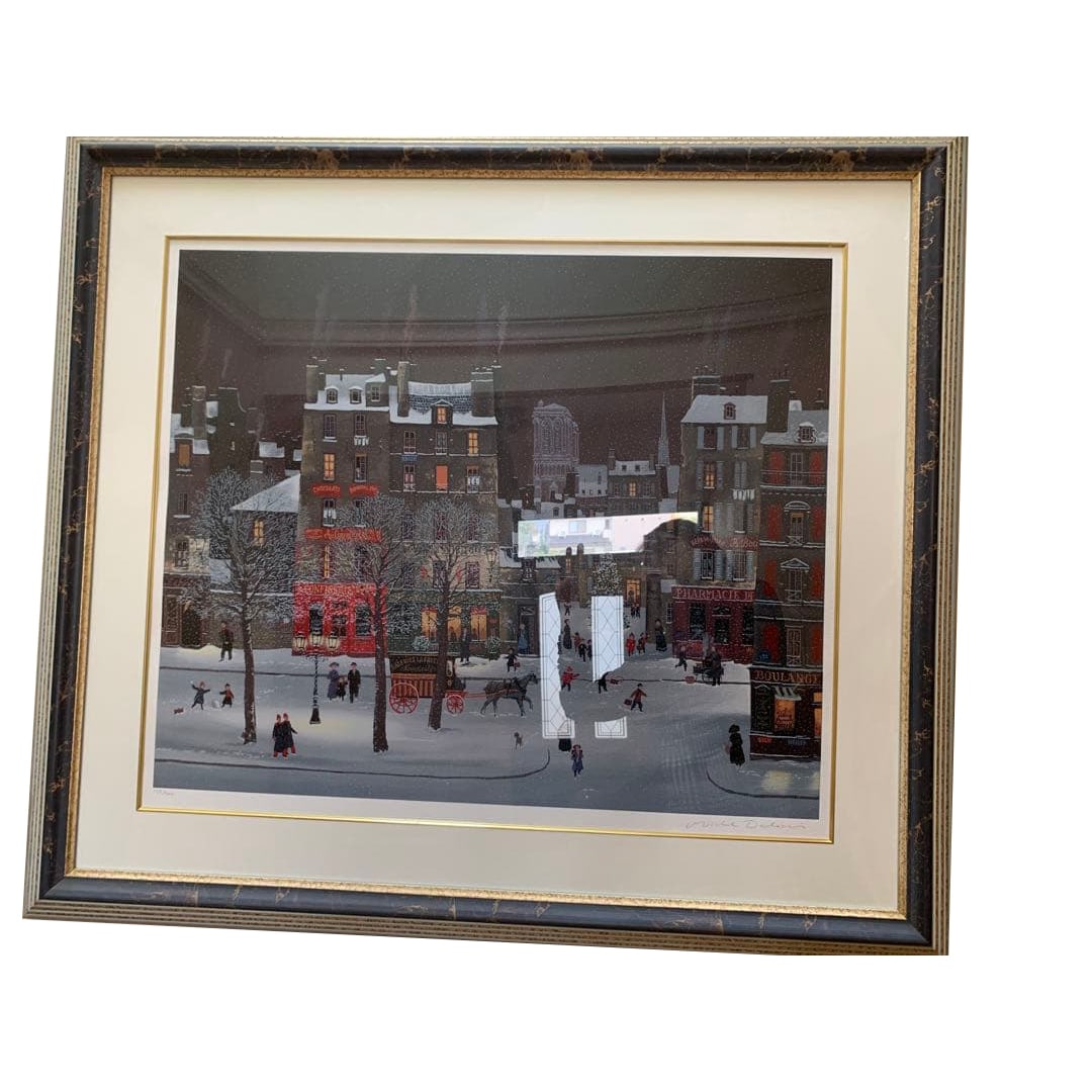 Michel Delacroix, "Christmas Holiday," Silkscreen Print (1 of 15)