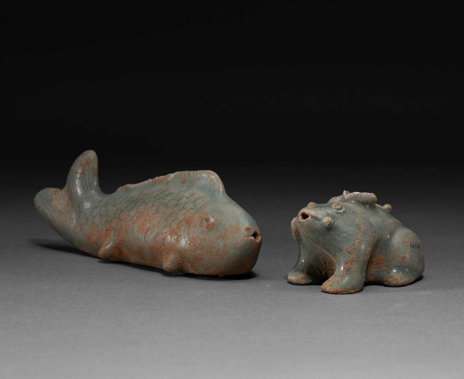 Korean celadon animal ornaments (1 of 15)