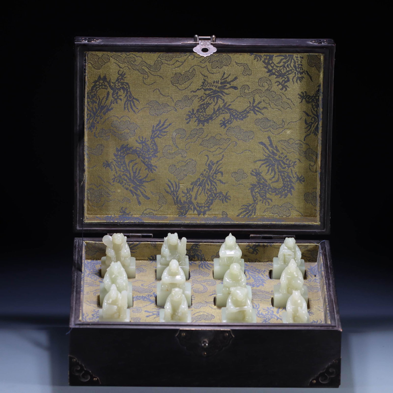 Hetian Jade a set of zodiac seals (1 of 9)