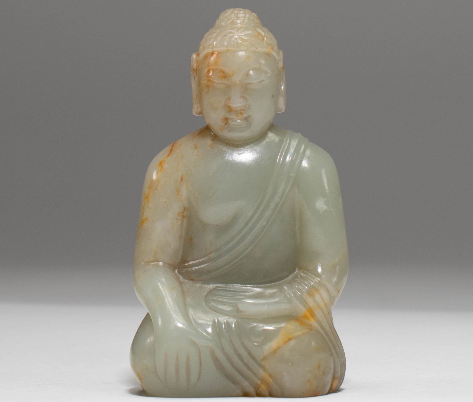 Hetian Jade Buddha statue of Qing Dynasty in China (1 of 7)