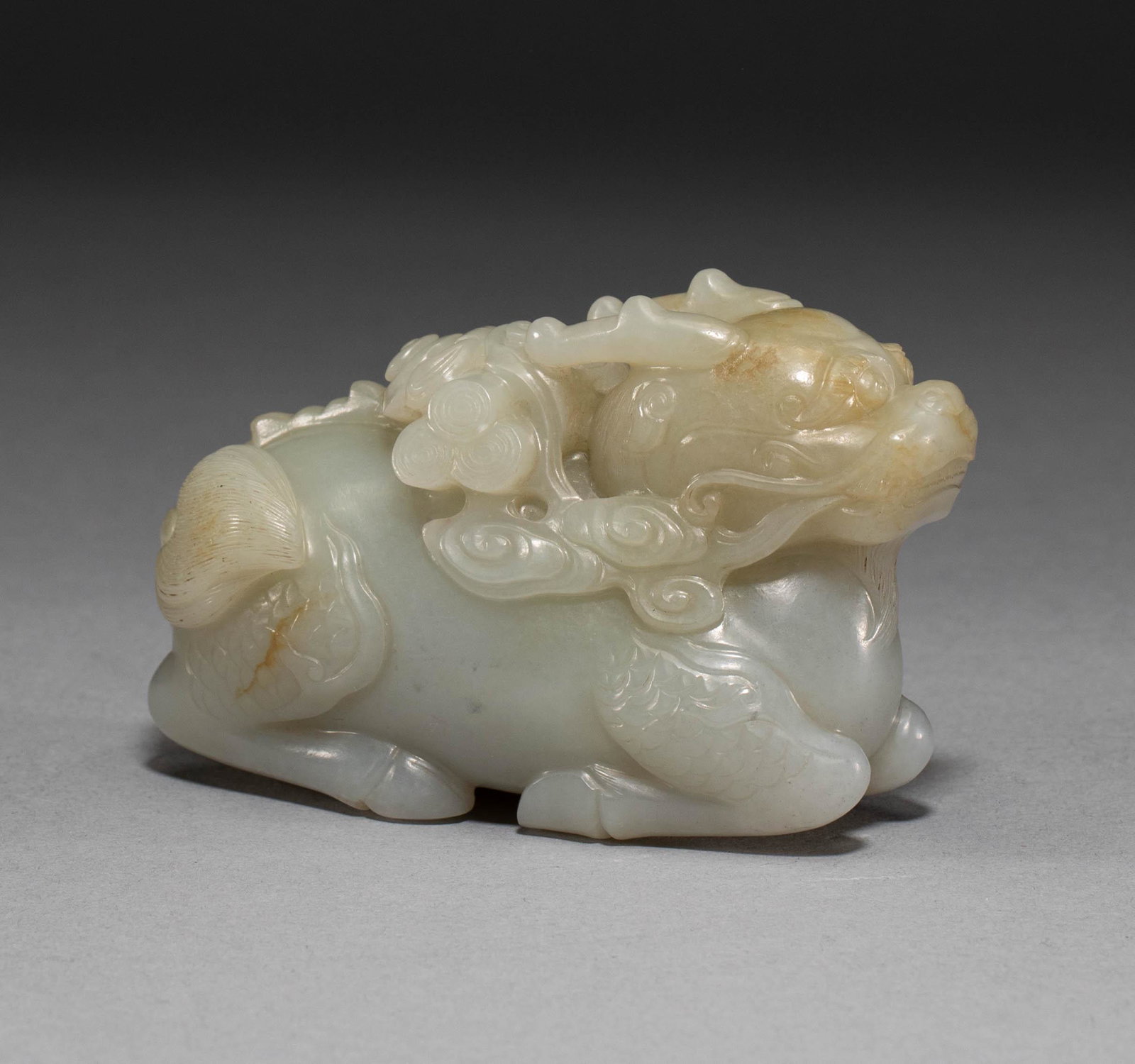 Hetian Jade auspicious Beast in Song Dynasty of China (1 of 8)