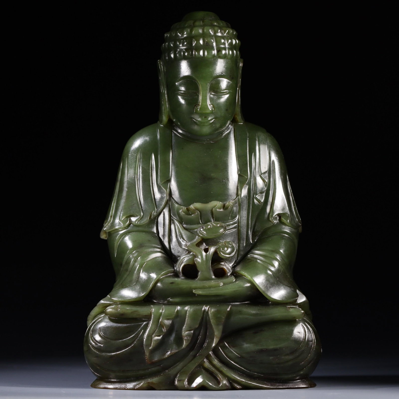 Khotan jade Jasper Buddha (1 of 9)