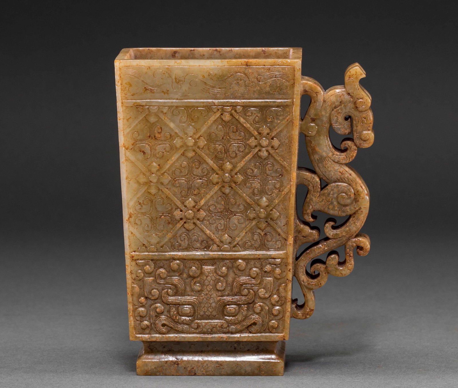 Hetian Jade Cup of Han Dynasty, China (1 of 11)