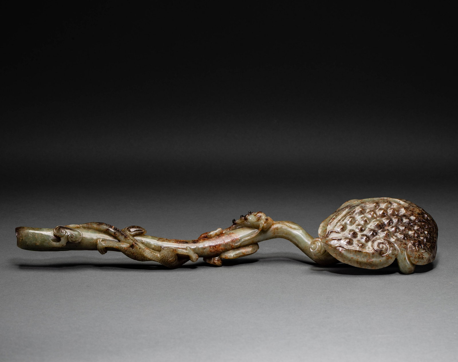 Qing Dynasty China Hetian jade jade Ruyi (1 of 8)