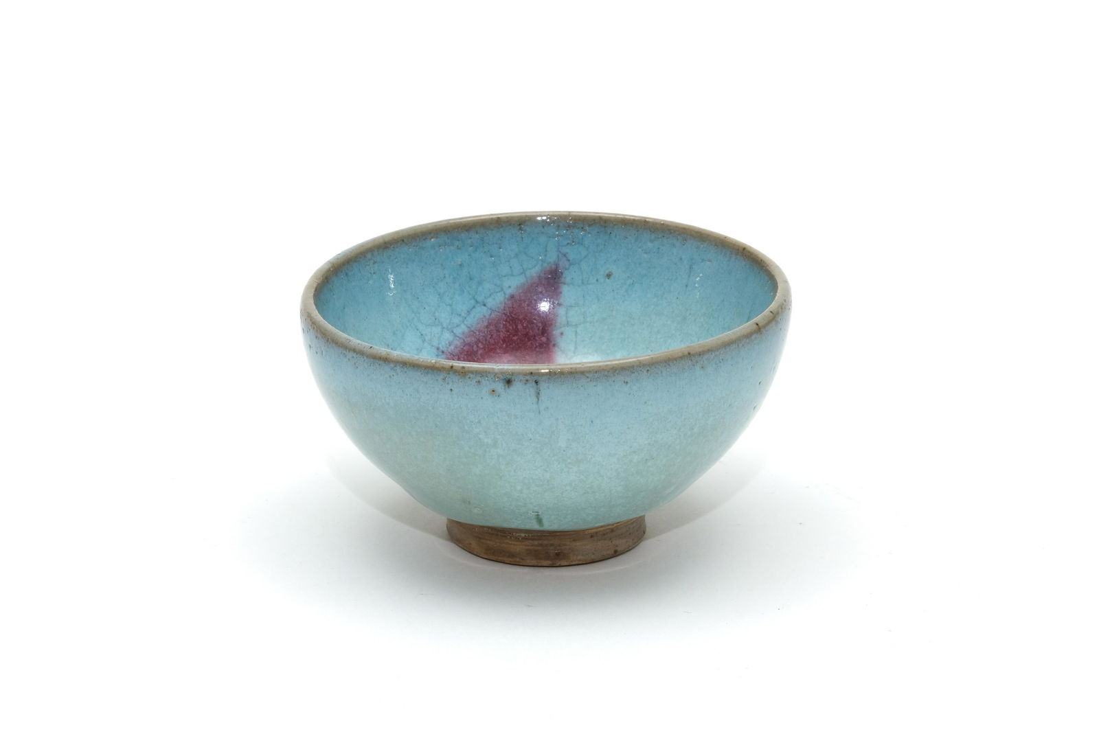 Song Jun Kiln bowl with red spot (1 of 5)