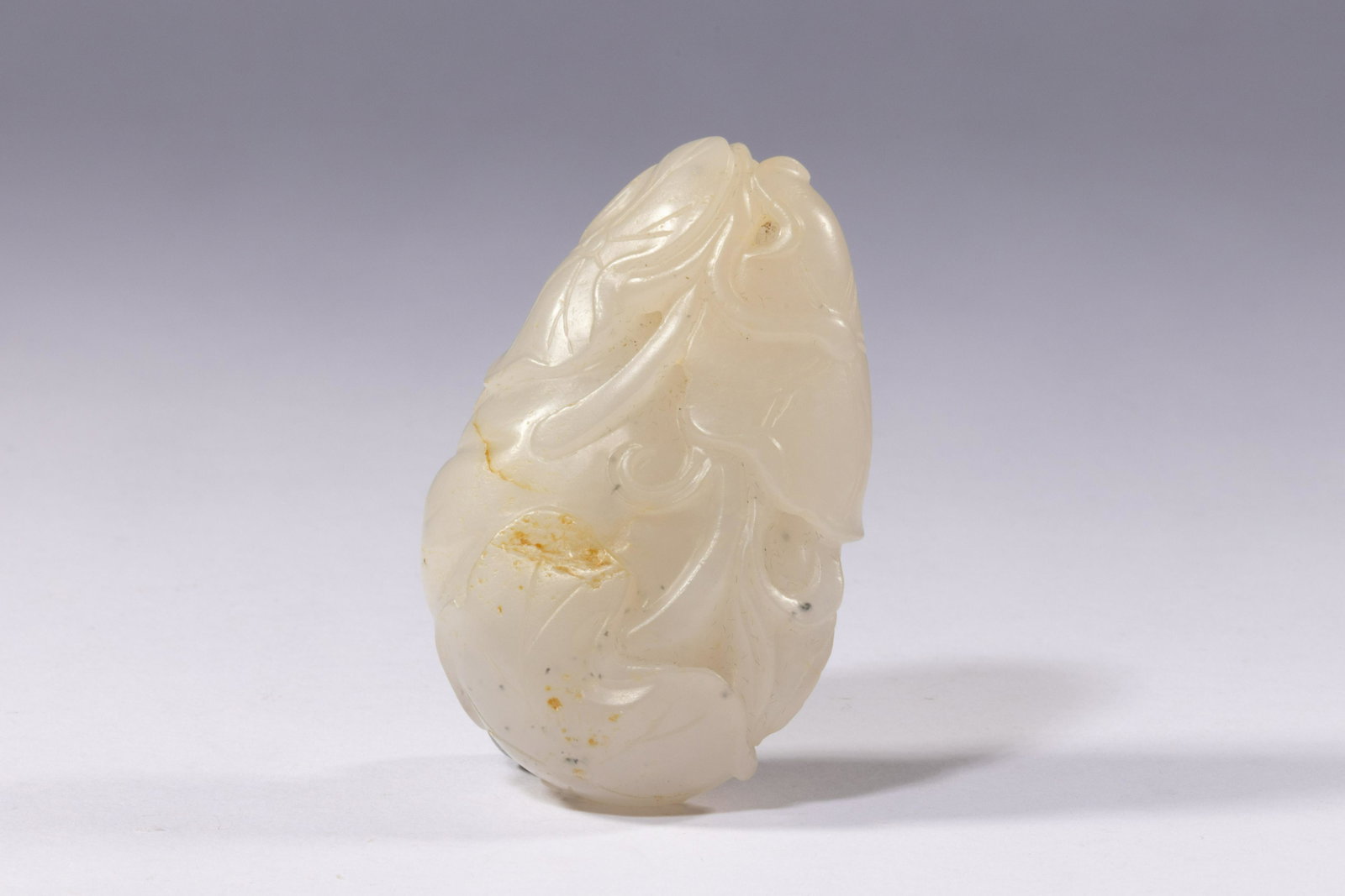 Ming Hetian Jade Lotus Seedpod Pendant (1 of 7)