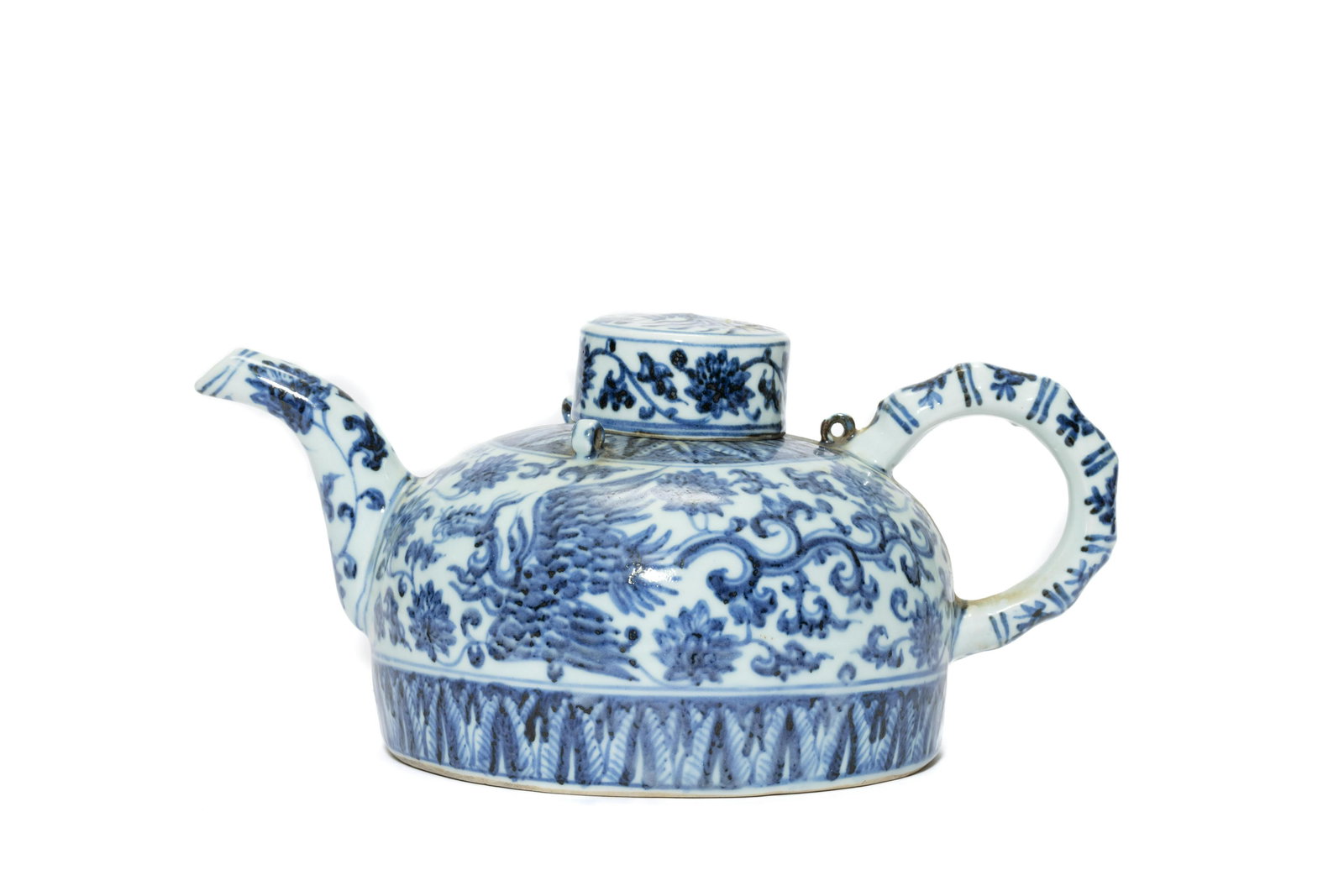 Late Qing Blue and White Kettle (1 of 9)