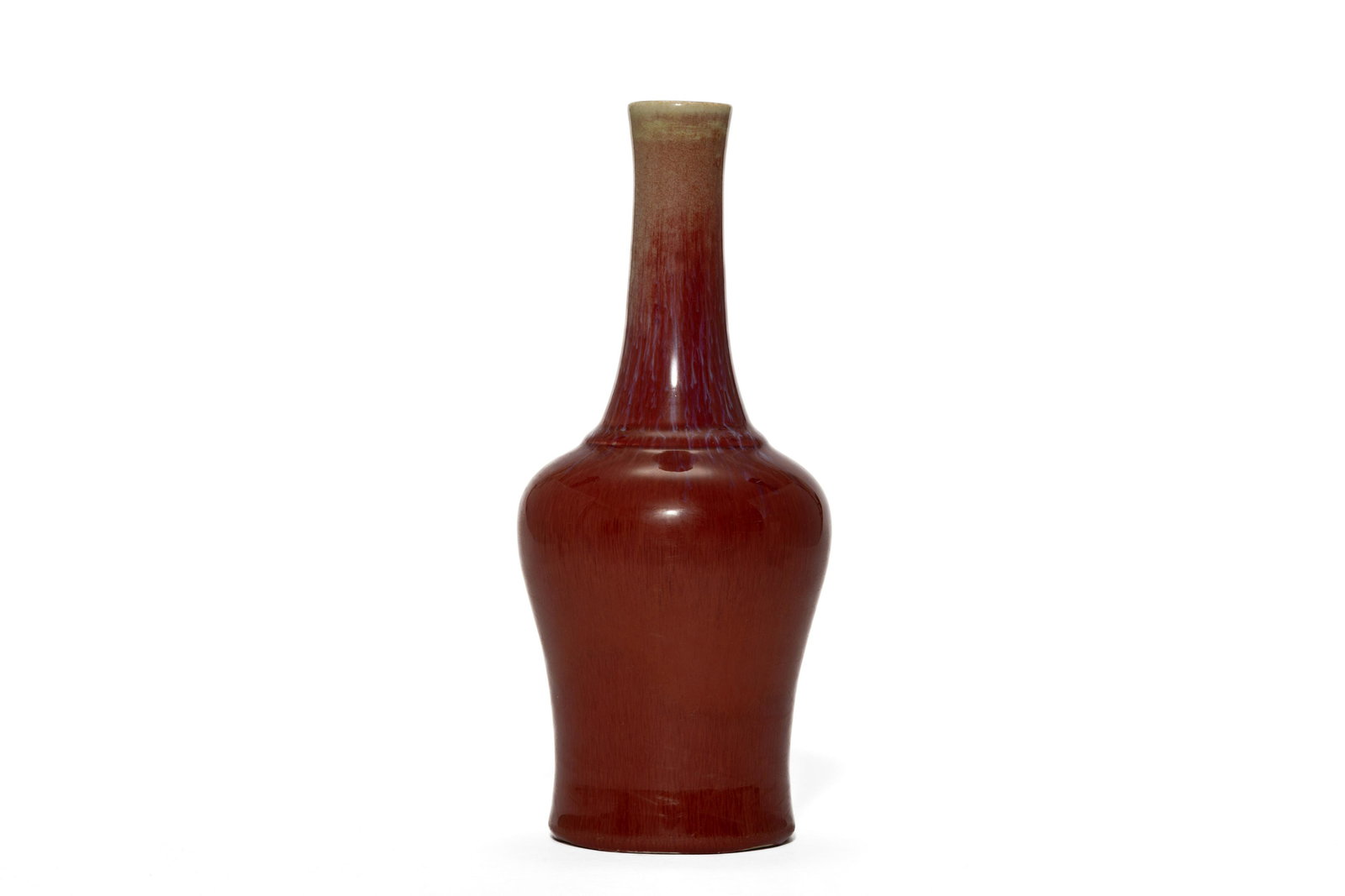 Middle Qing Jihong  Ceramic Vase (1 of 9)