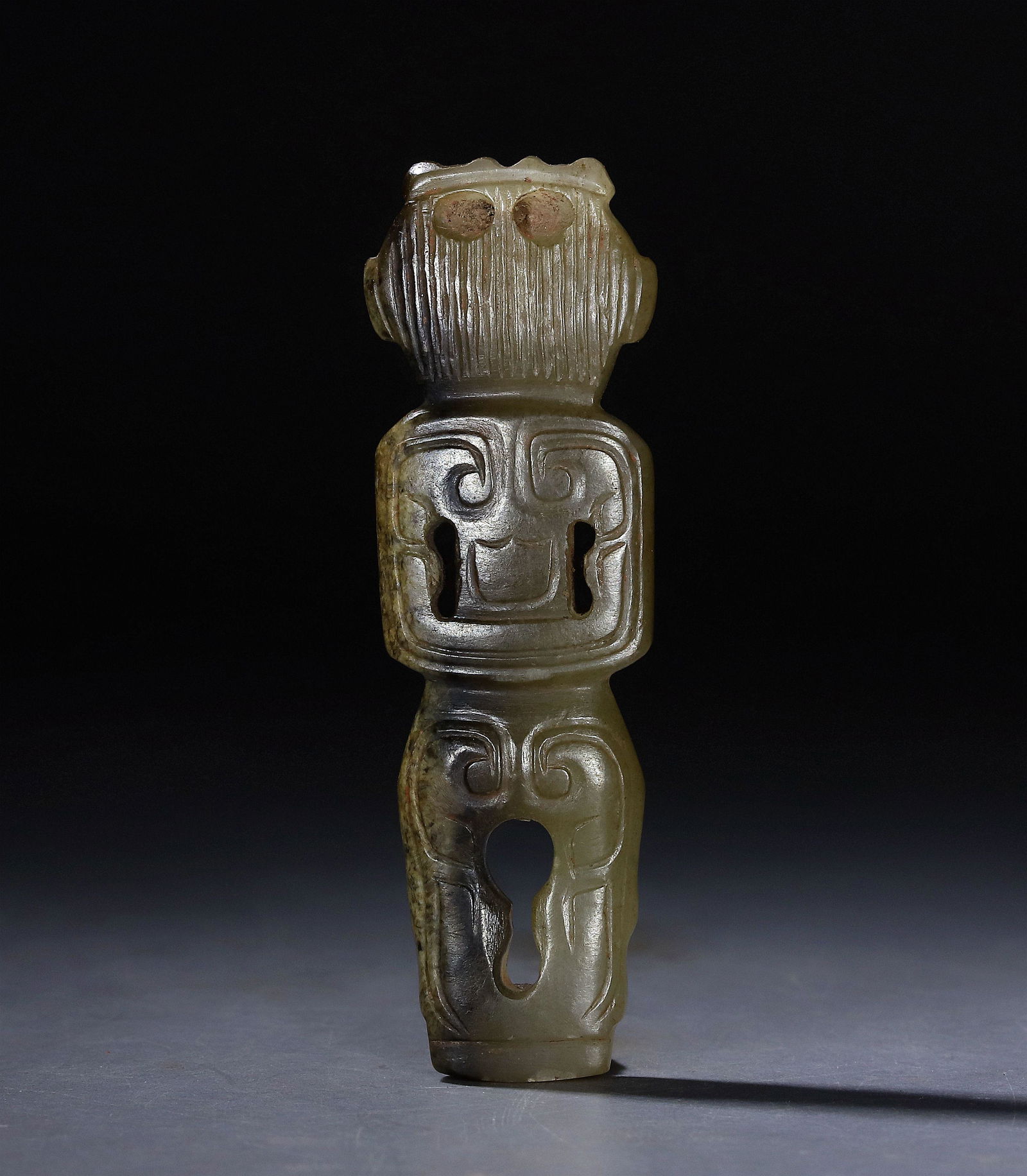 Western Zhou jade attendant (1 of 6)